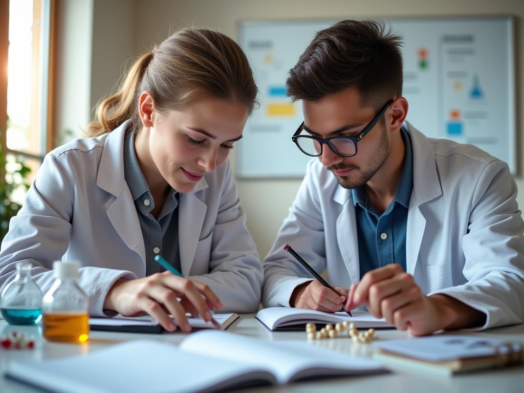 Sesión de tutoría personalizada de química